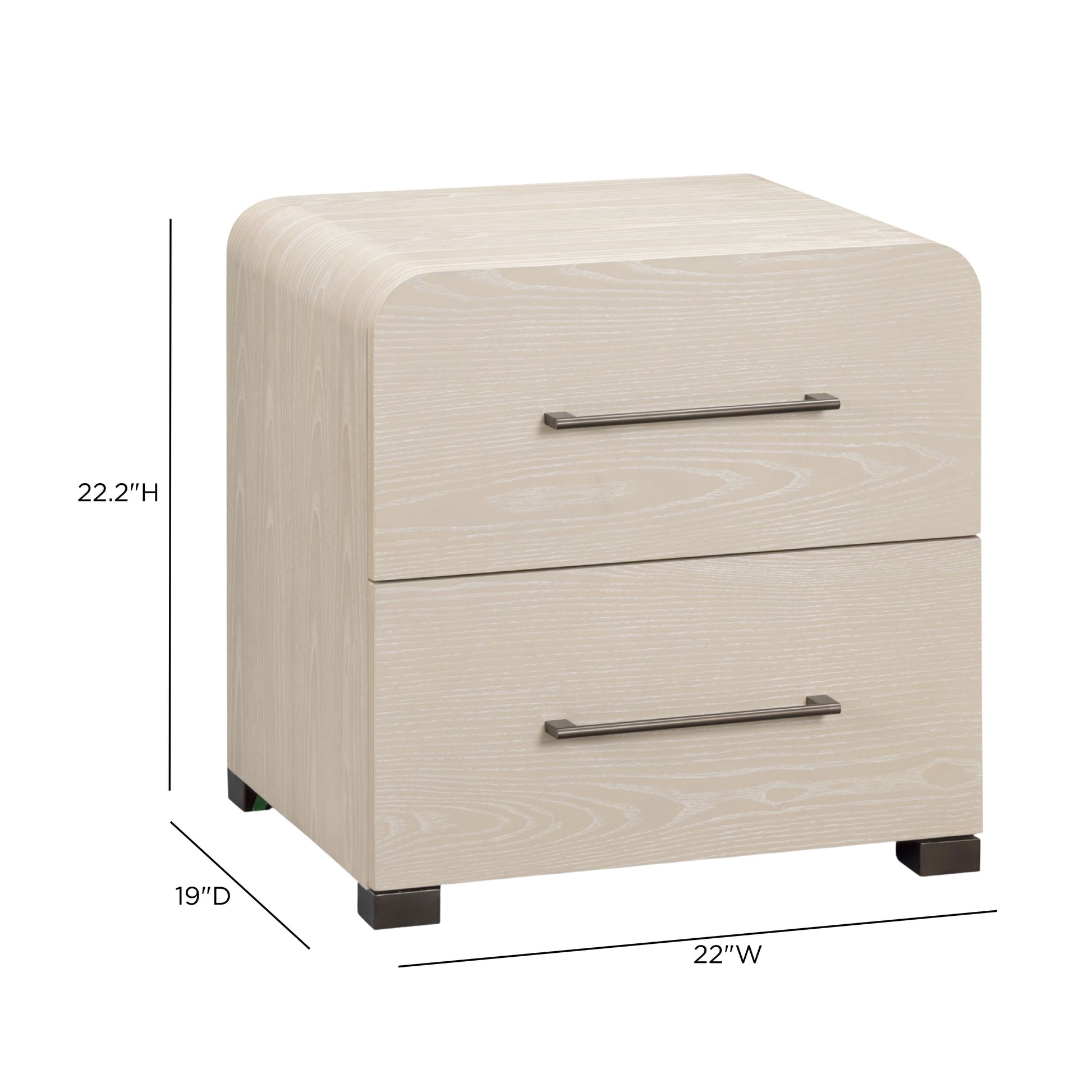 Marissa Ash 2-Drawer Nightstand - TOV-B55022