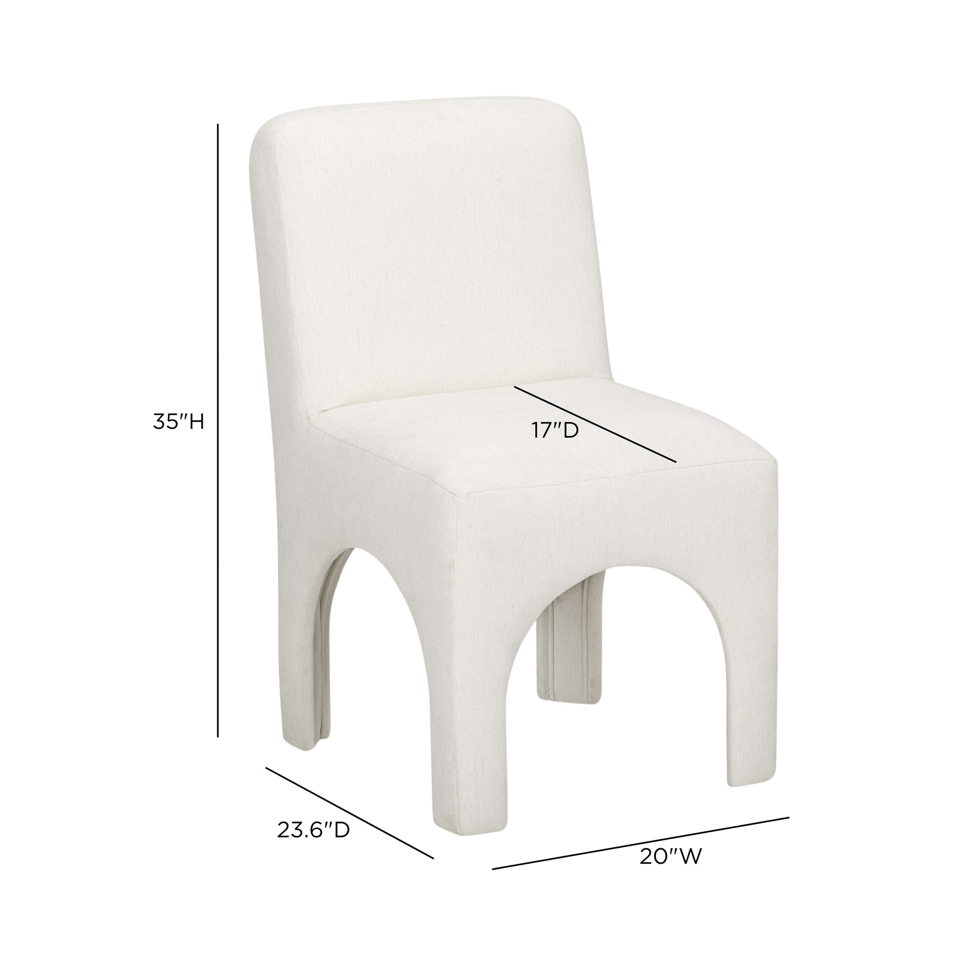 Tomlin Performance Chenille Dining Chair - TOV-D55112