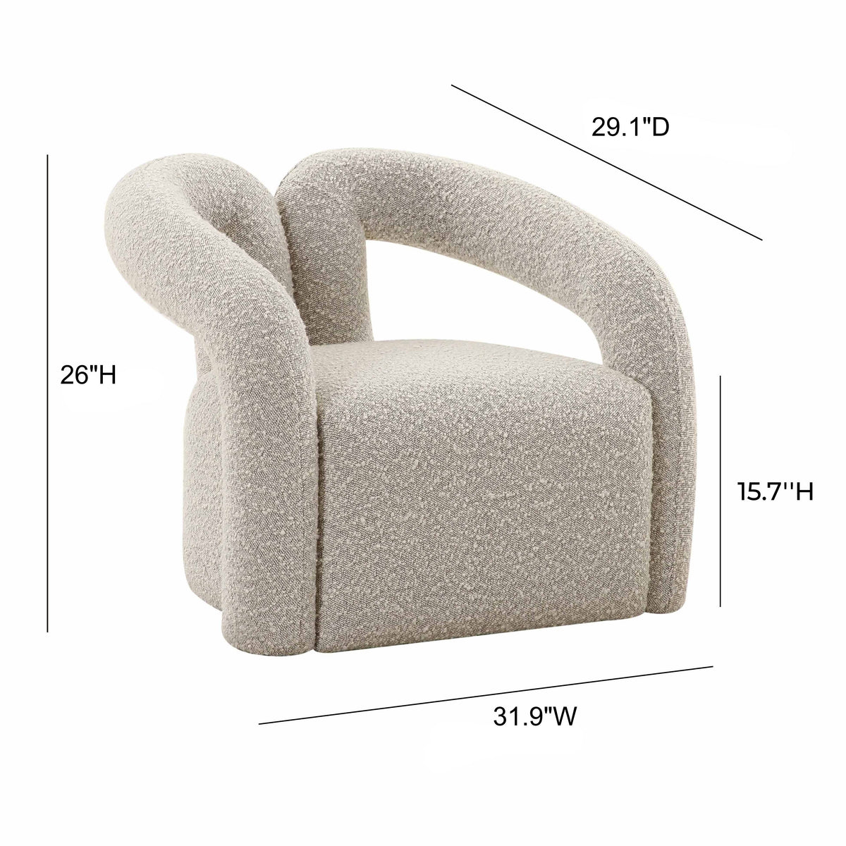Jenn Accent Chair - TOV-S68456
