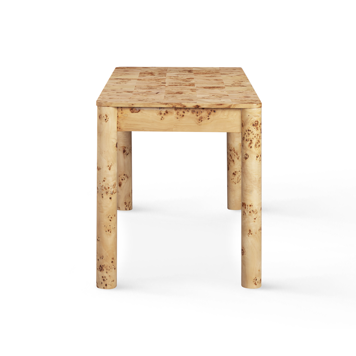 Berri Natural Burl 3-Drawer Work Desk - TOV-H54538