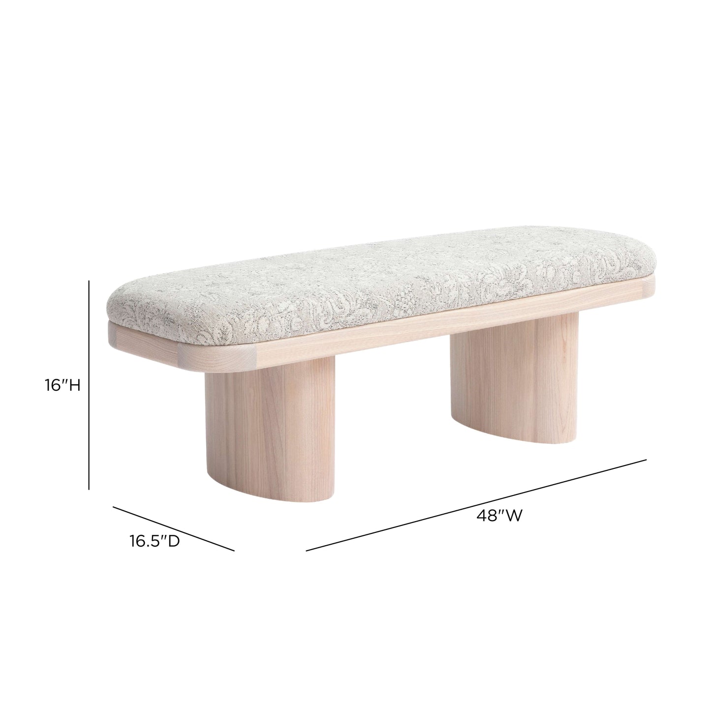 Ollie Upholstered Bench - TOV-OC69455