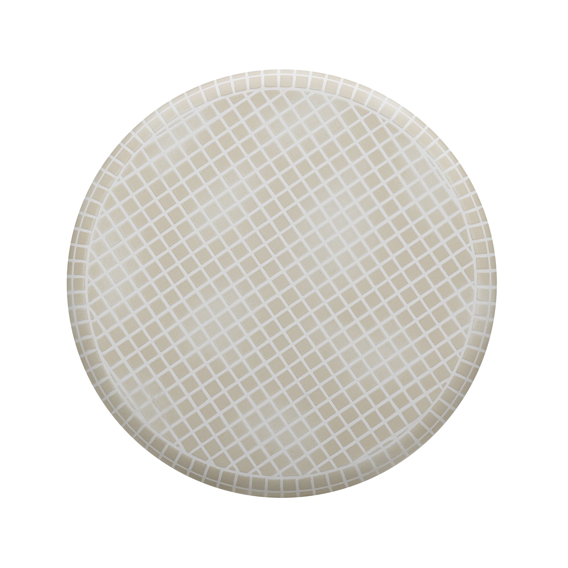 Monica Tiled Pattern Indoor/Outdoor Side Table - TOV-OC54940