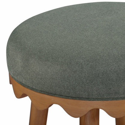 Oodle Performance Vegan Mohair Bar and Counter Stool - TOV-D54968