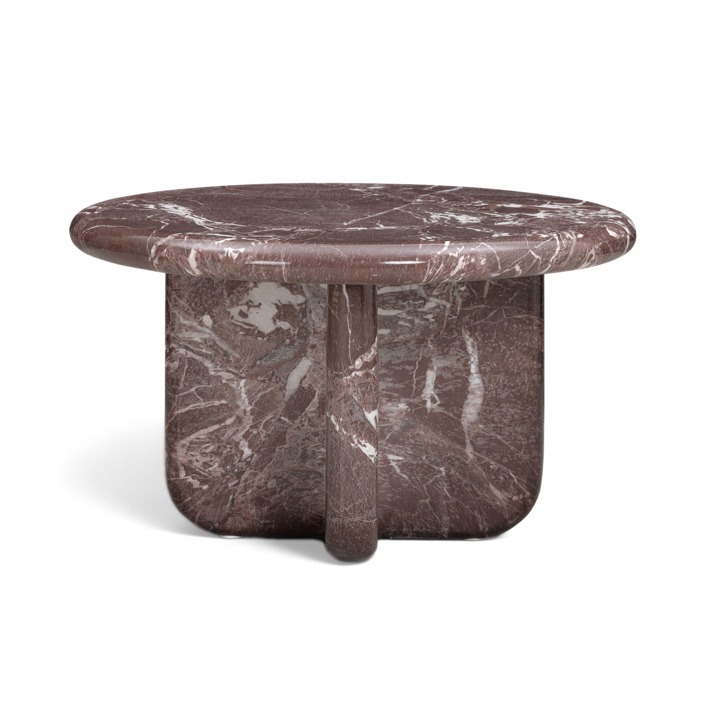 Juju 2-Piece Faux Marble Indoor/Outdoor Nesting Coffee Table Set