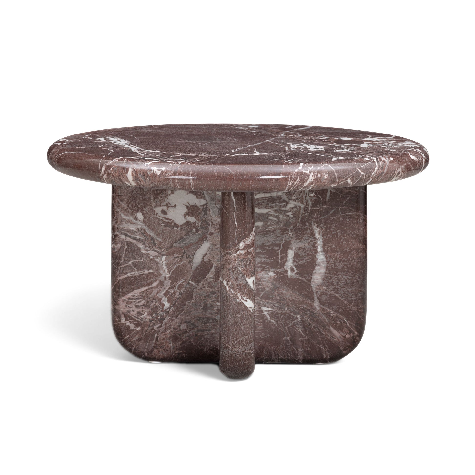 Juju 2-Piece Faux Marble Indoor/Outdoor Nesting Coffee Table Set