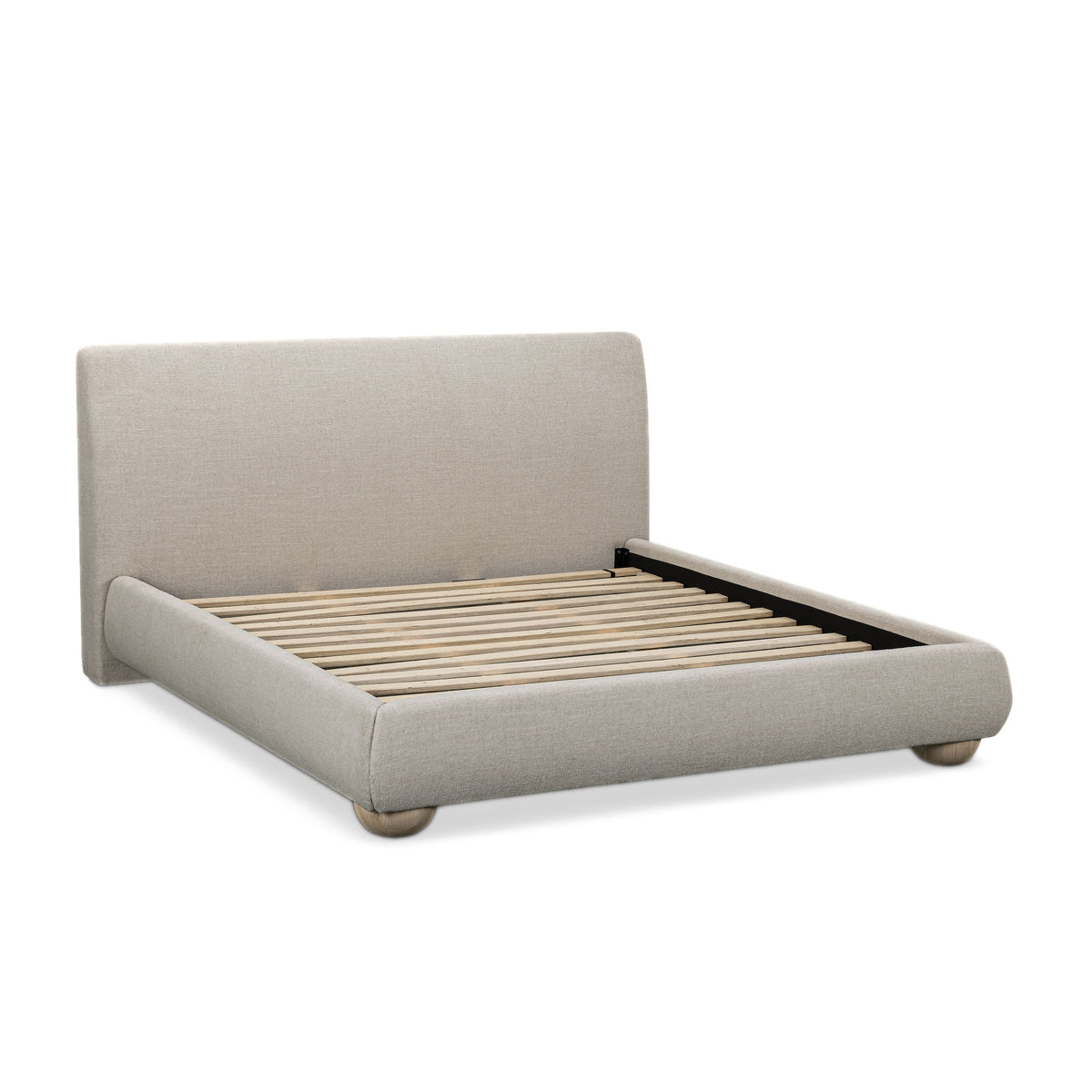 Rayne Textured Fabric Bed - TOV-B54945