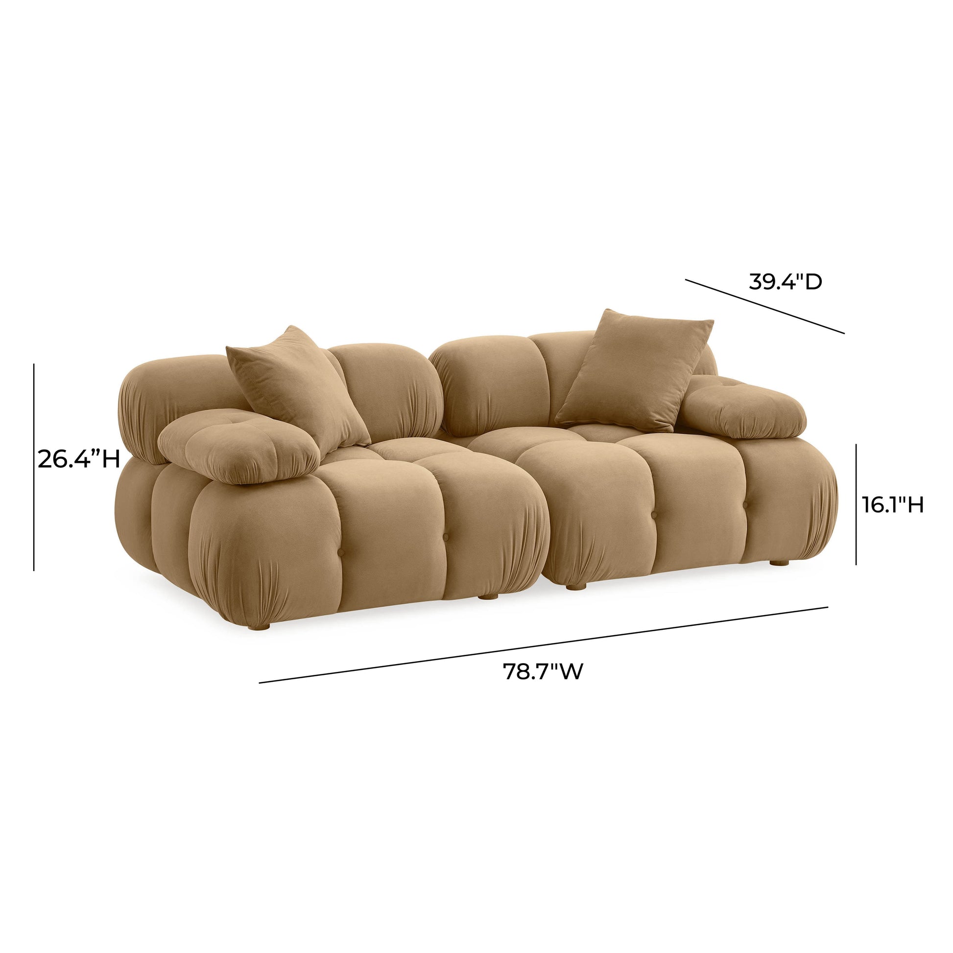 Calliope Modular Loveseat