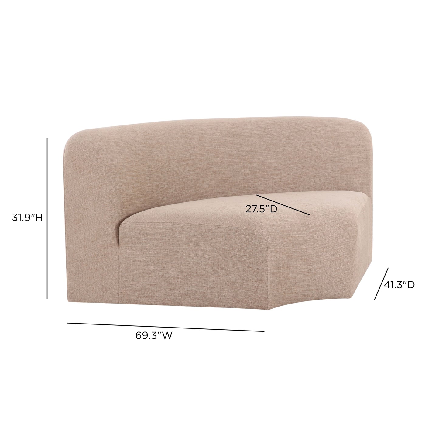Gorge Modular Corner Wedge - TOV-L69415-W