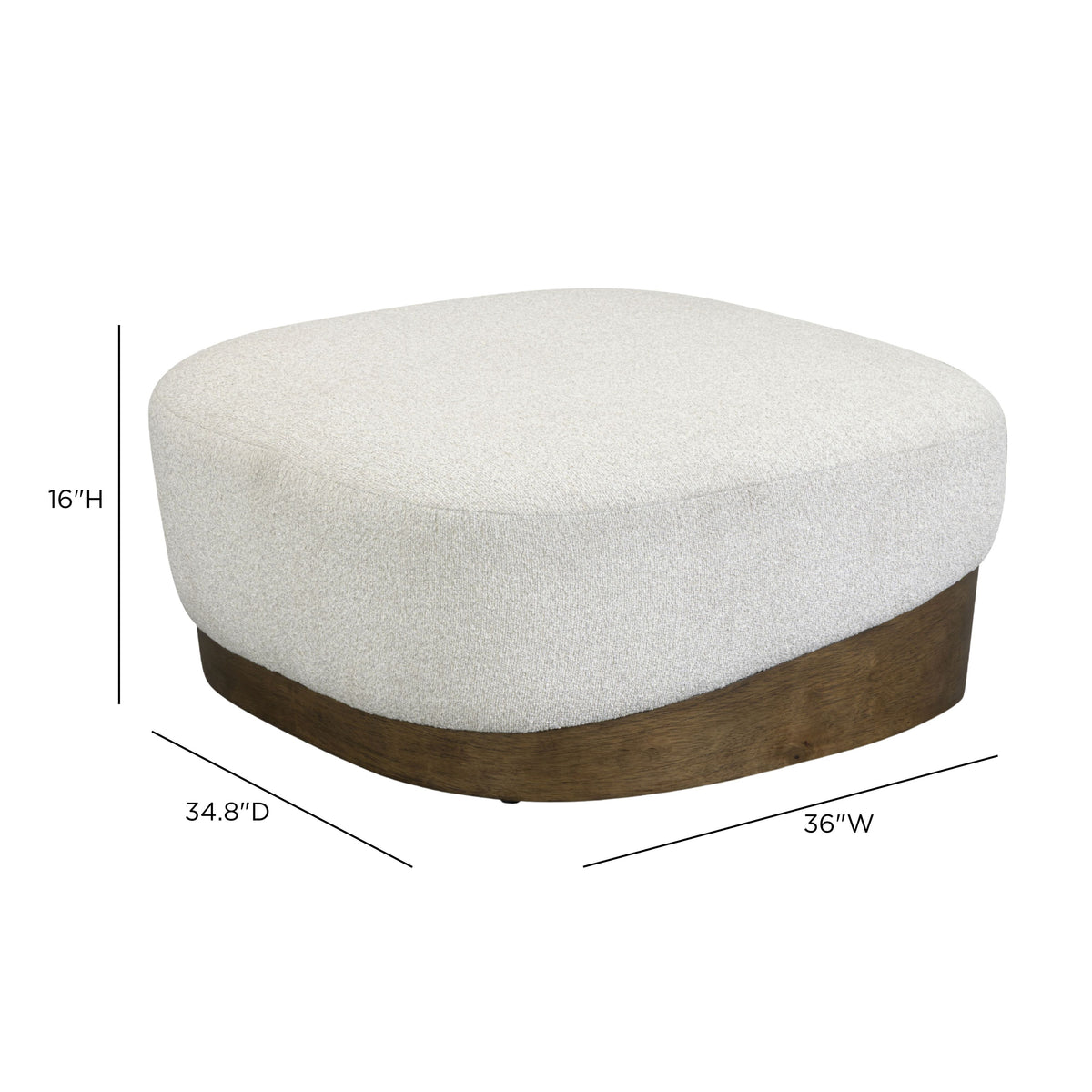 Domina Boucle Ottoman - TOV-OC54886