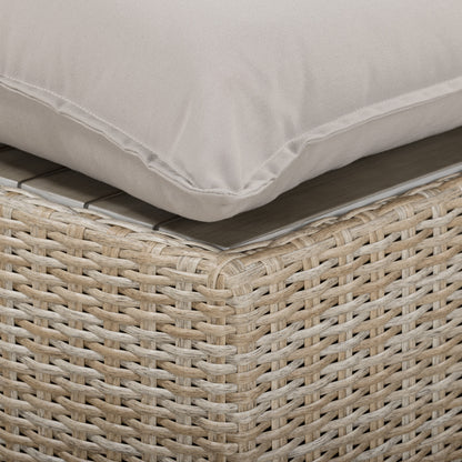 Cali 4-Piece Performance Fabric & Wicker Outdoor Sectional - REN-O11233-SEC