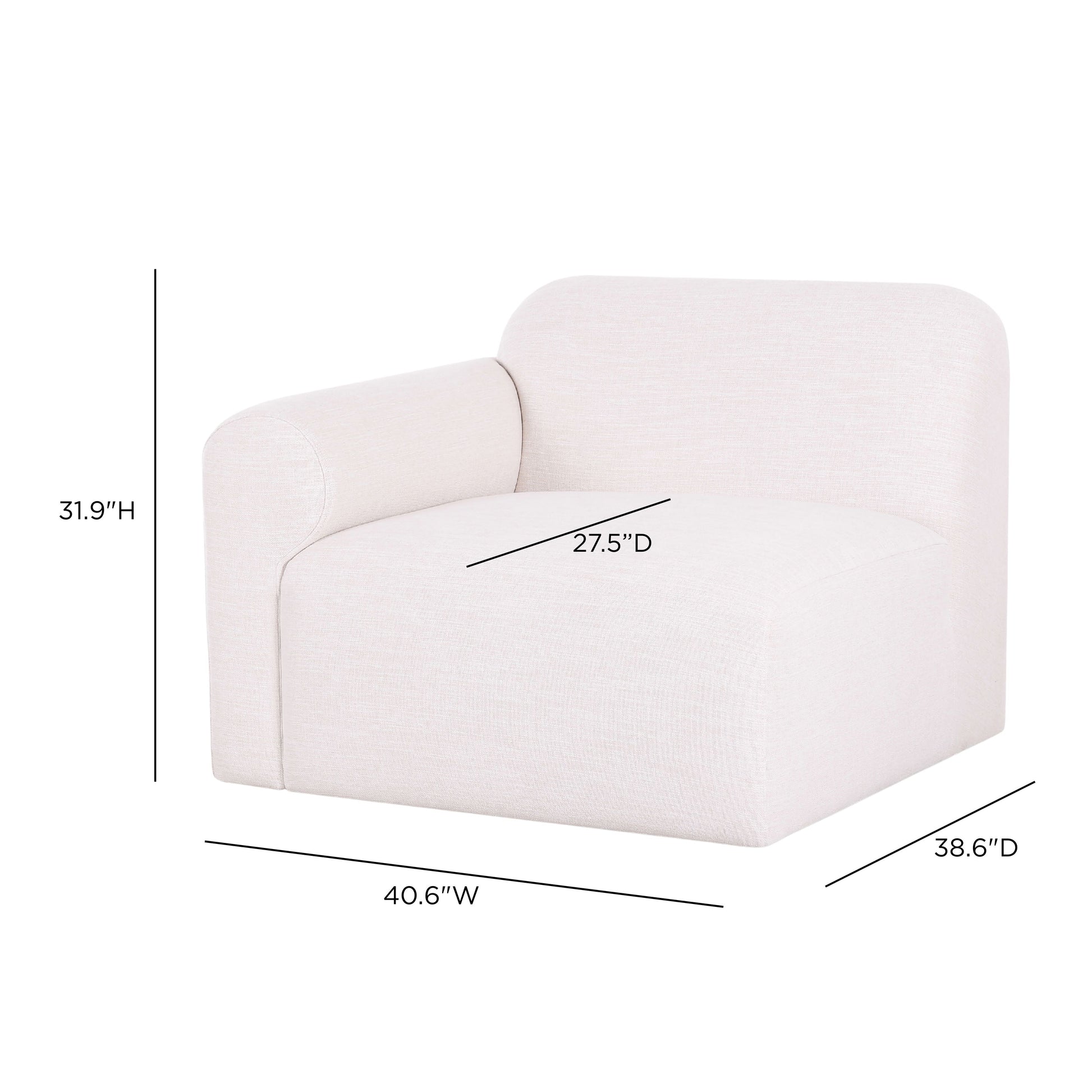 Gorge Modular Corner Chair - TOV-L69413-LC