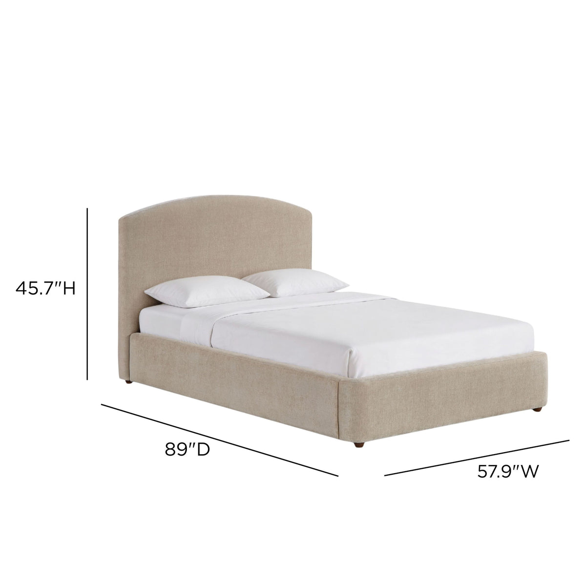 Leah Performance Chenille Bed - TOV-B69452