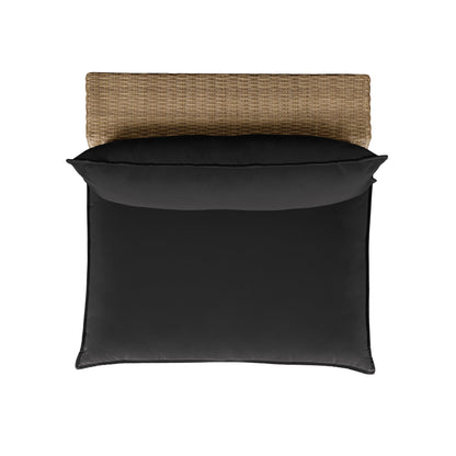 Cali Performance Fabric & Wicker Outdoor Armless Chair - REN-O12243-AC