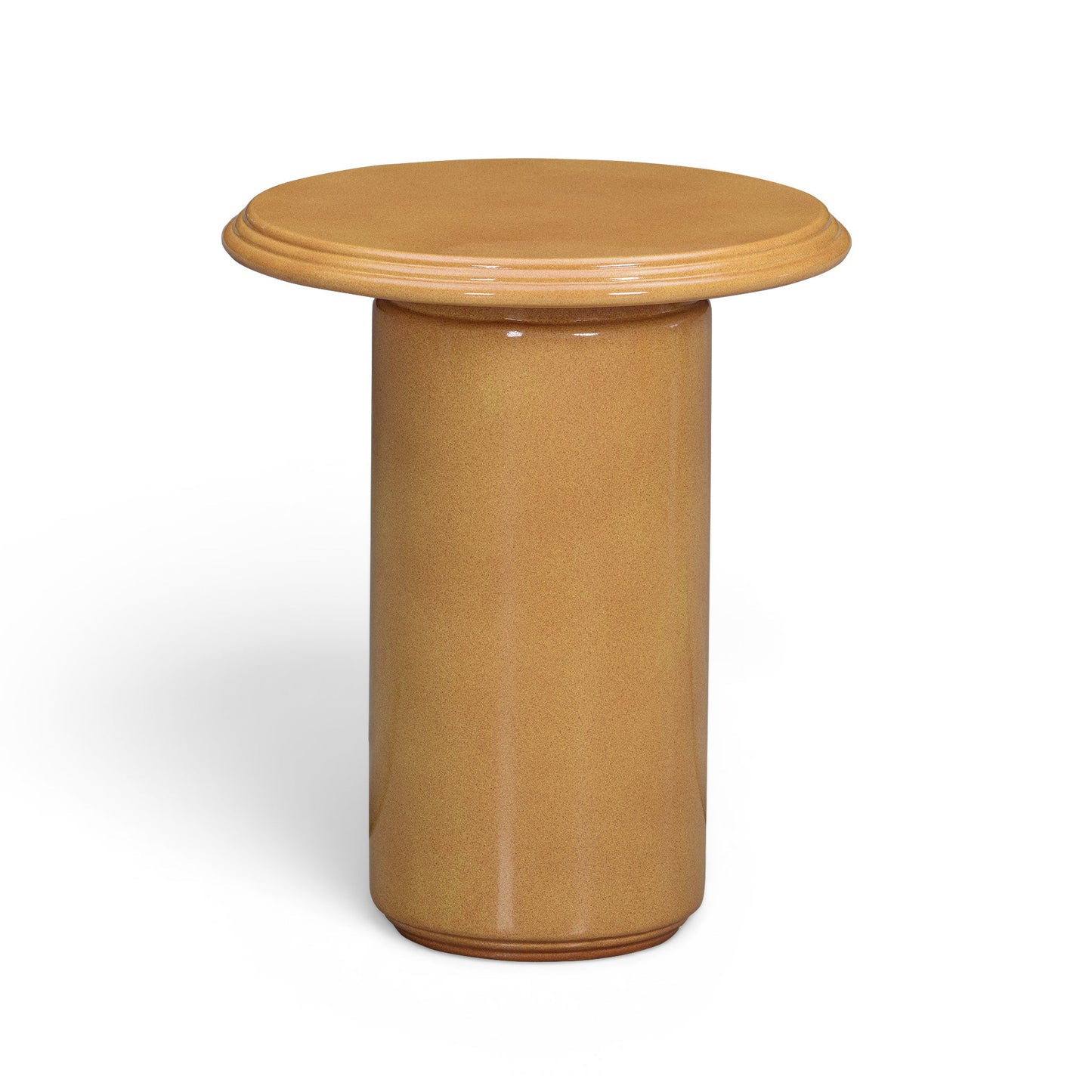 Tate Turmeric Concrete Indoor/Outdoor Side Table