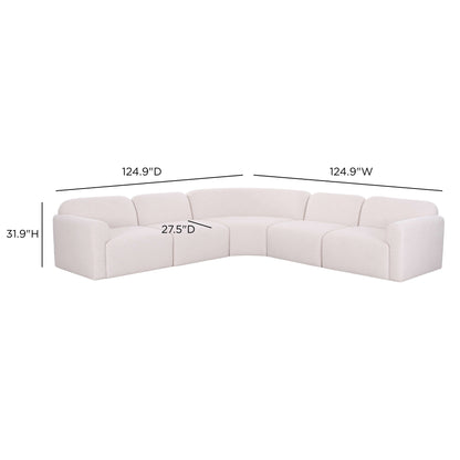 Gorge 5-Piece Modular Corner Sectional - TOV-L69413-SEC