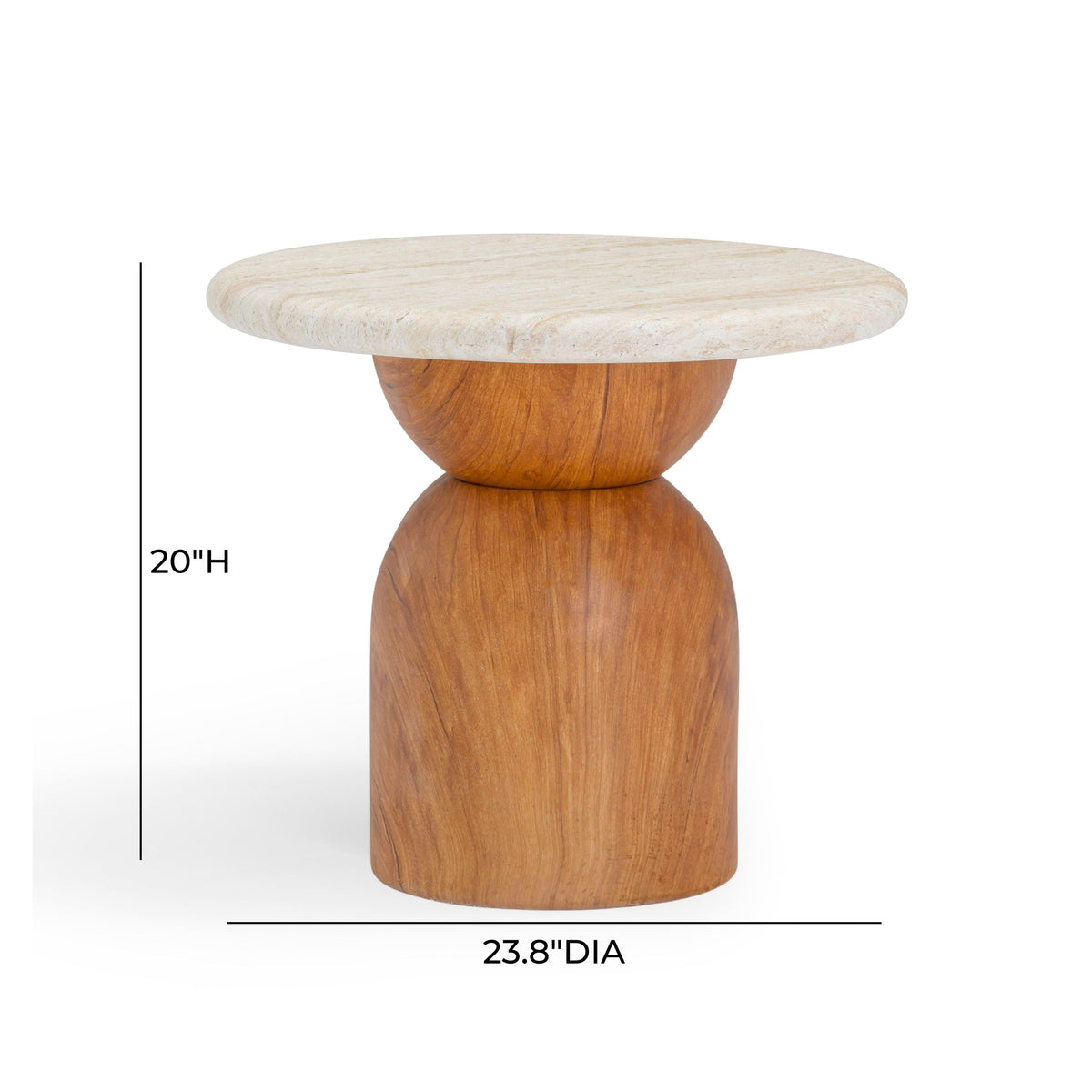Cynthia Concrete Indoor/Outdoor Side Table - TOV-OC54483