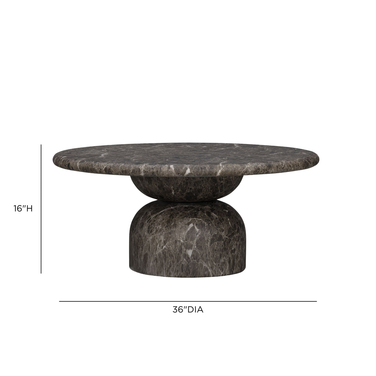 Cynthia Concrete Indoor/Outdoor Coffee Table - TOV-OC54982