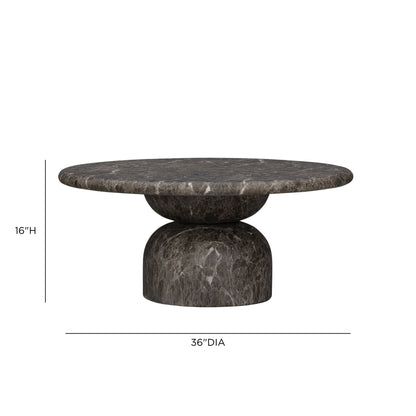 Cynthia Concrete Indoor/Outdoor Coffee Table - TOV-OC54982