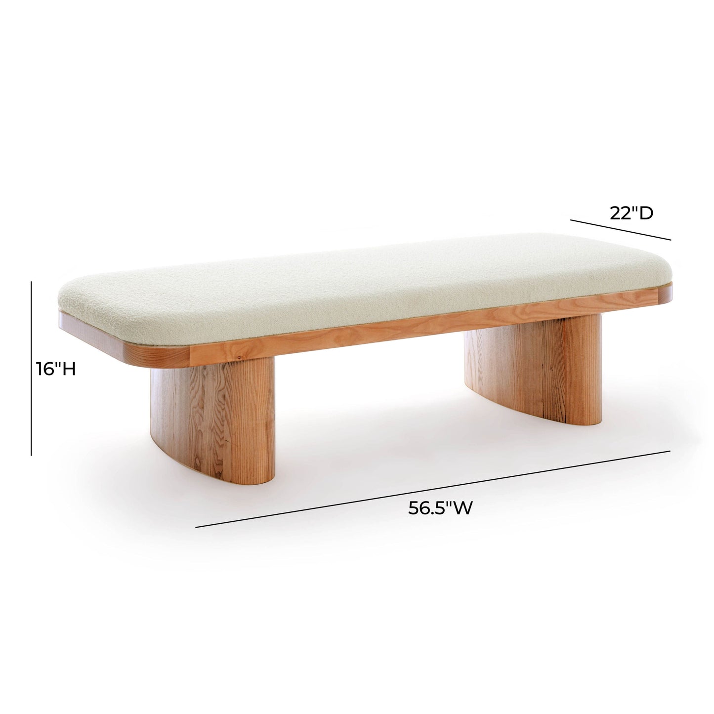 Ollie Upholstered Bench - TOV-OC69278