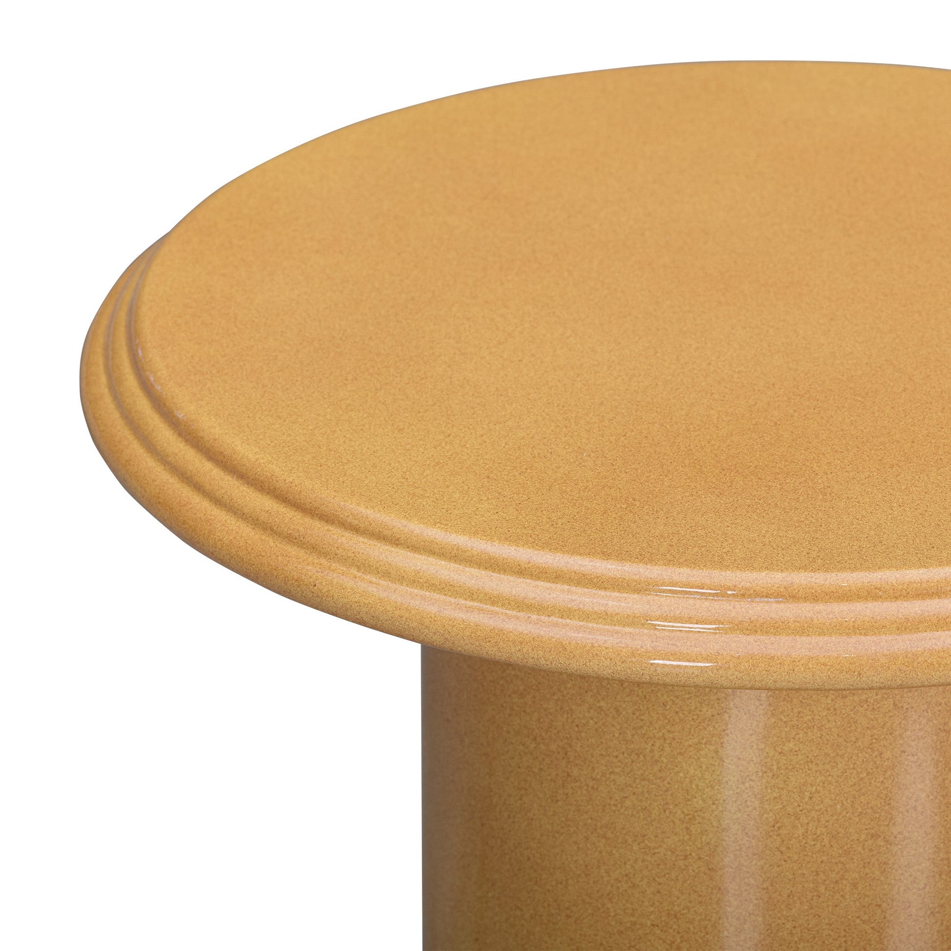 Tate Turmeric Concrete Indoor/Outdoor Side Table