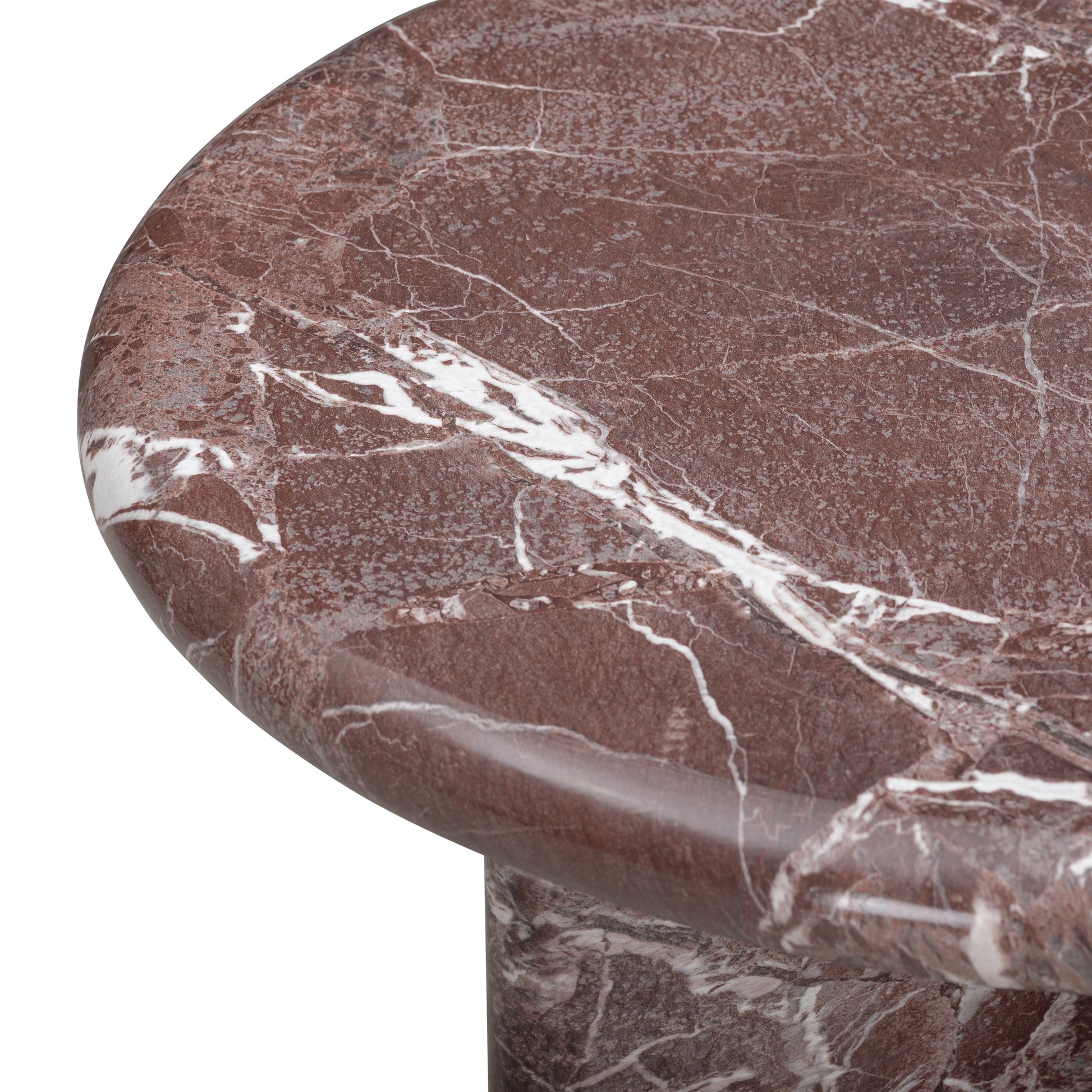 Juju 2-Piece Faux Marble Indoor/Outdoor Nesting Coffee Table Set