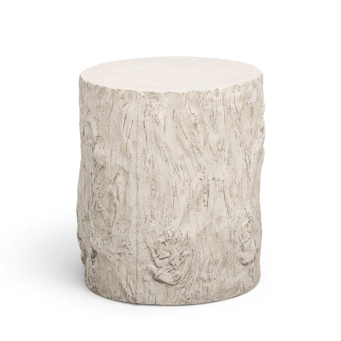 Fawn Driftwood Concrete Indoor/Outdoor Side Table