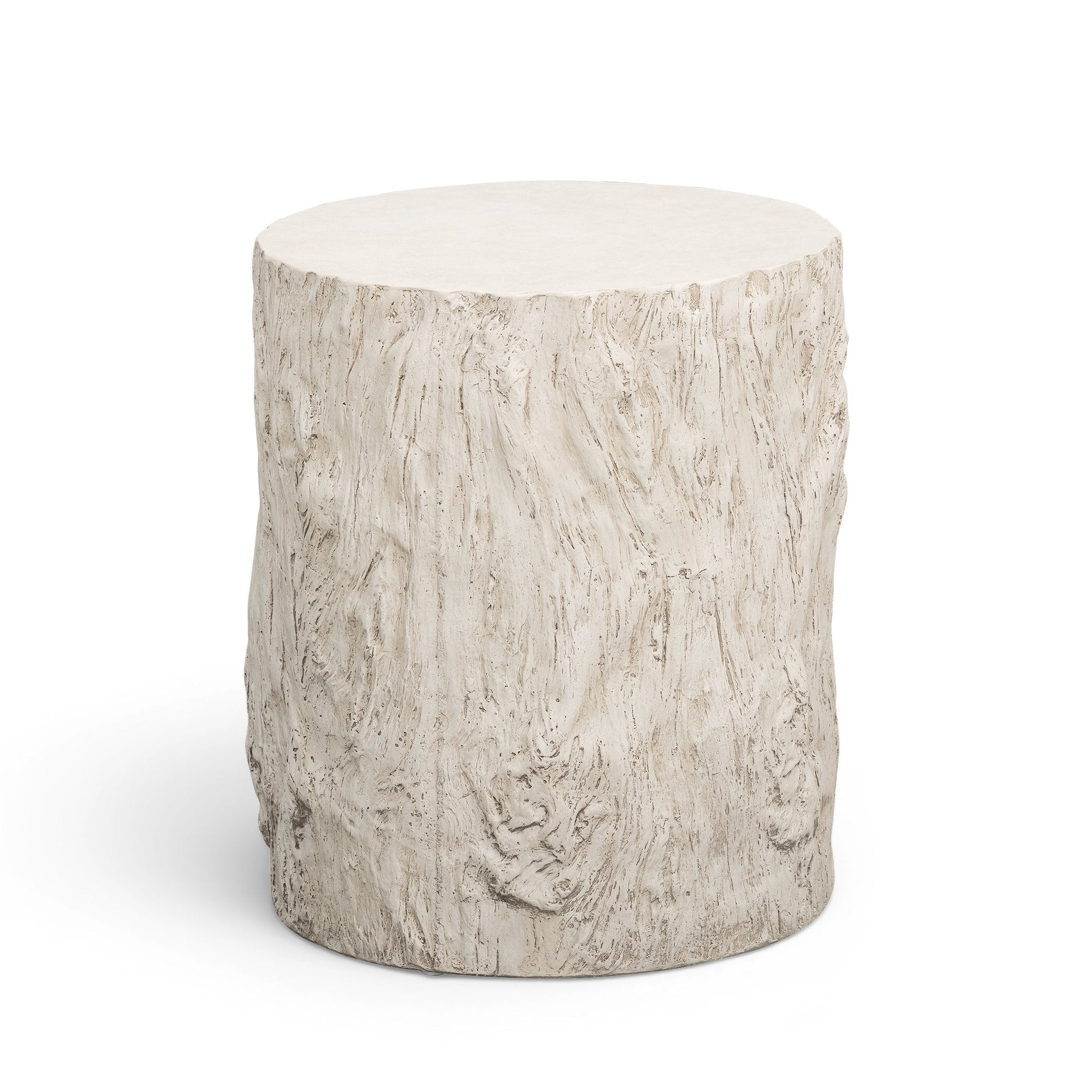 Fawn Driftwood Concrete Indoor/Outdoor Side Table