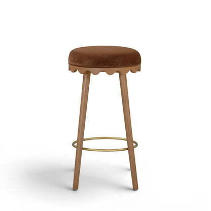 Oodle Performance Vegan Mohair Bar and Counter Stool - TOV-D54967