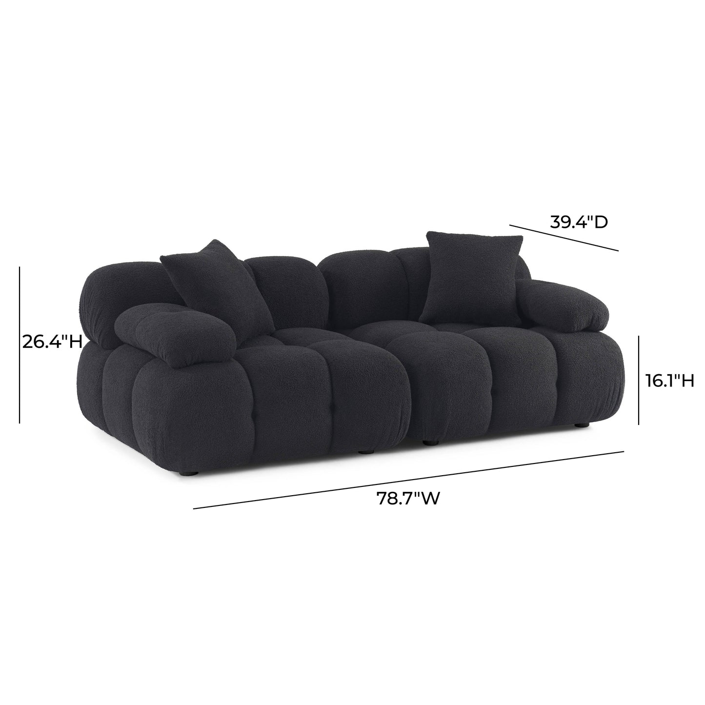 Calliope Modular Loveseat