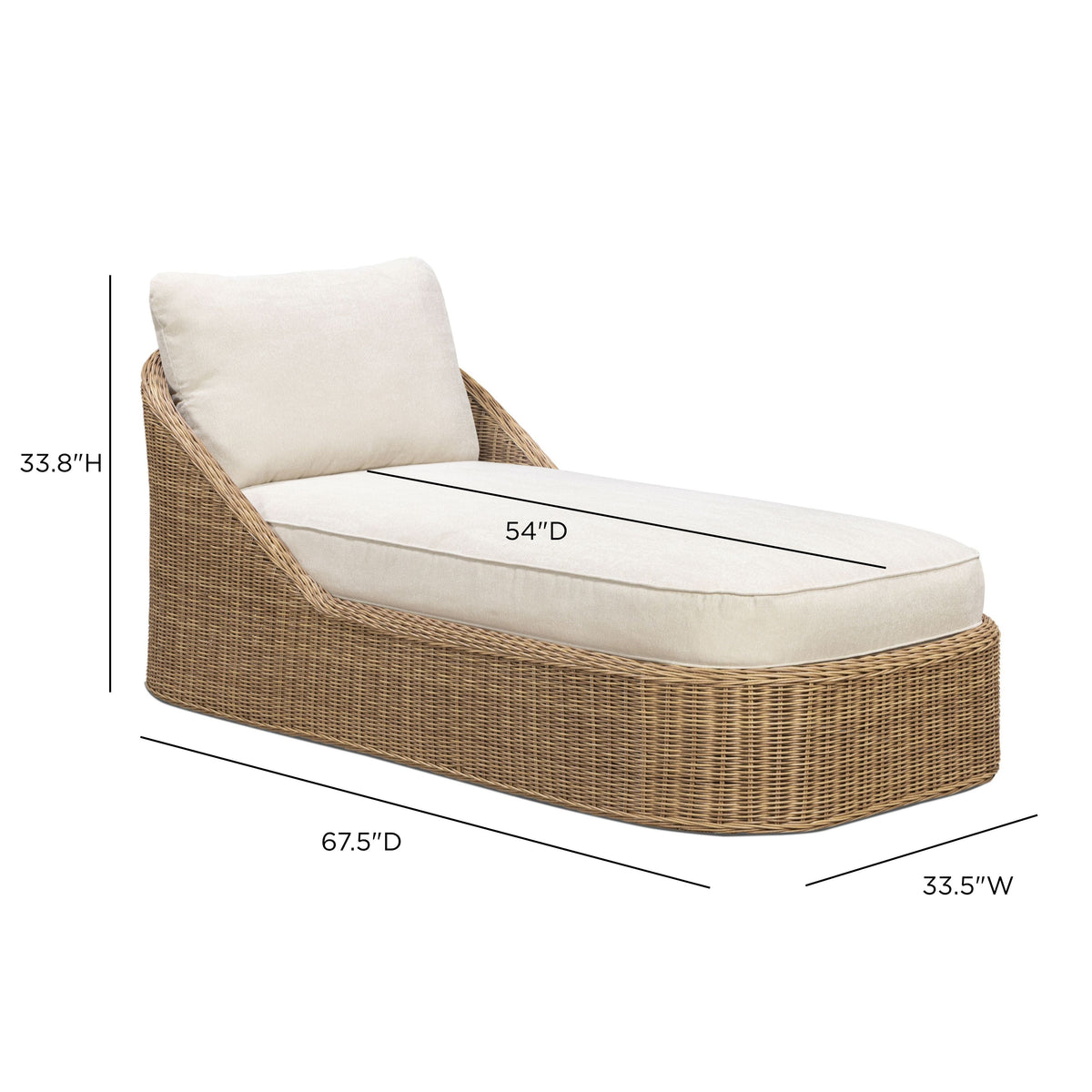 Axel Boucle Outdoor Lounge Chair - TOV-O54923