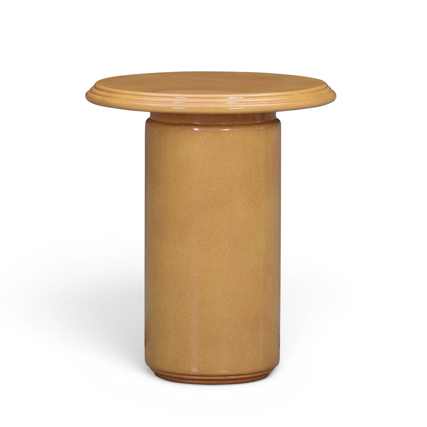 Tate Turmeric Concrete Indoor/Outdoor Side Table - Main