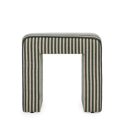 Byron Square Cotton Jute Ottoman