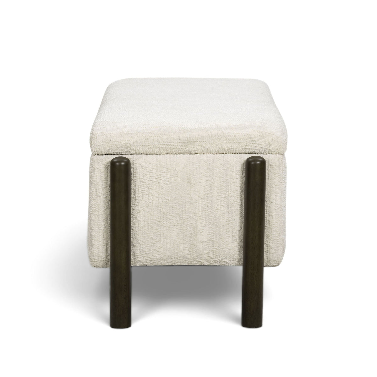 Abby Nubby Fabric Storage Bench - TOV-OC55020