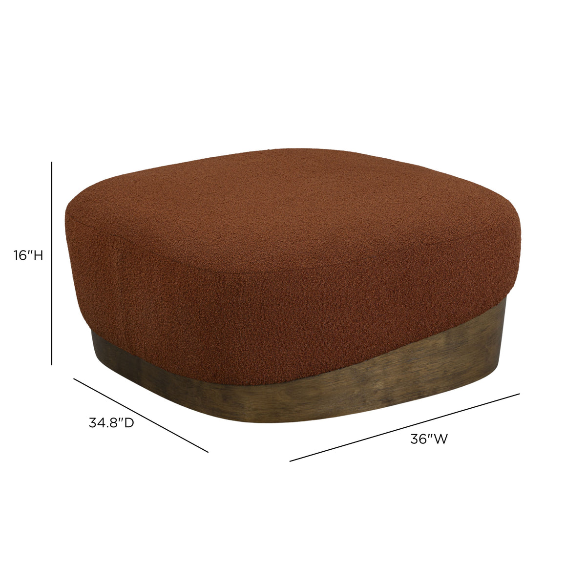 Domina Boucle Ottoman - TOV-OC54884