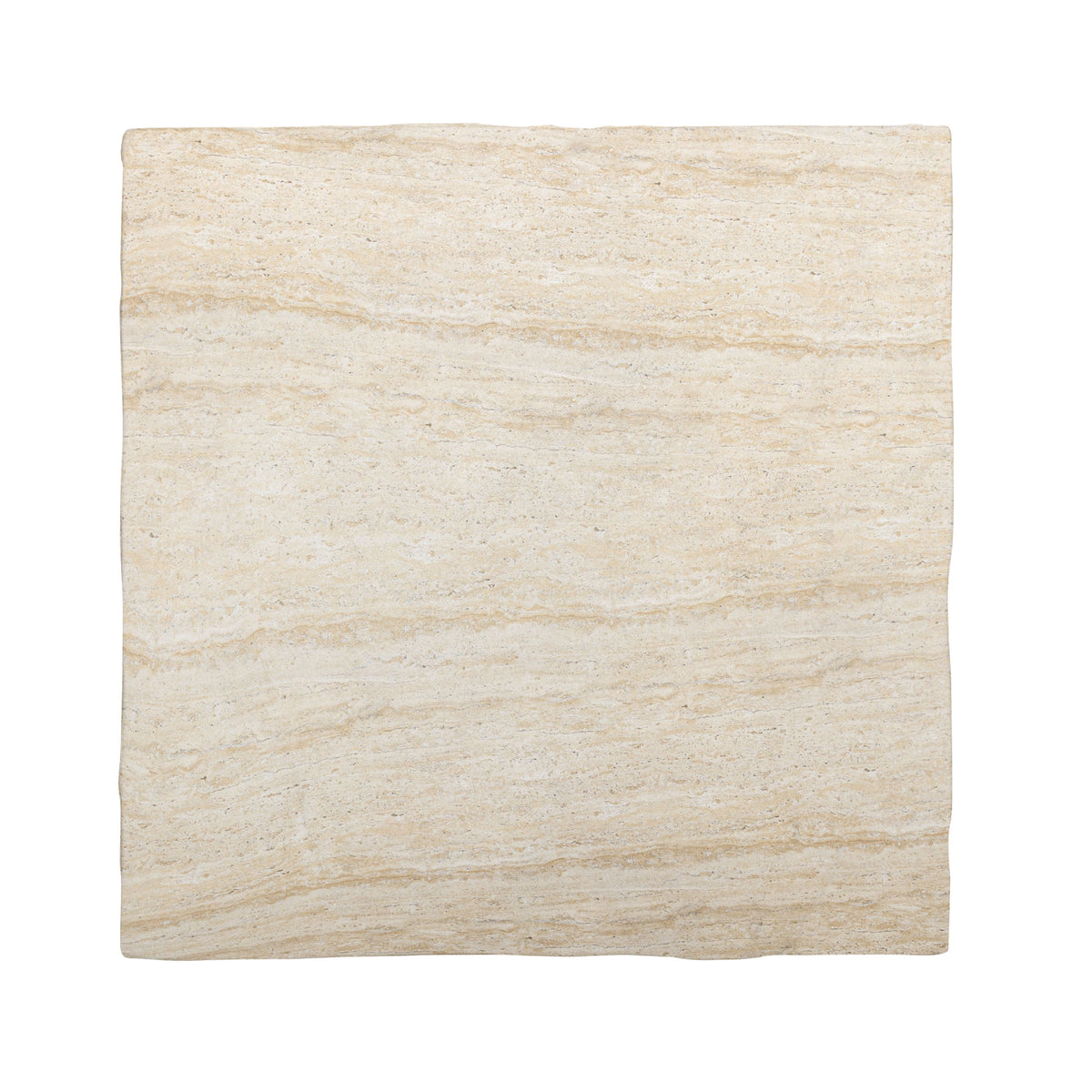 Roxanne Faux Travertine Indoor/Outdoor Concrete Coffee Table - TOV-OC54938