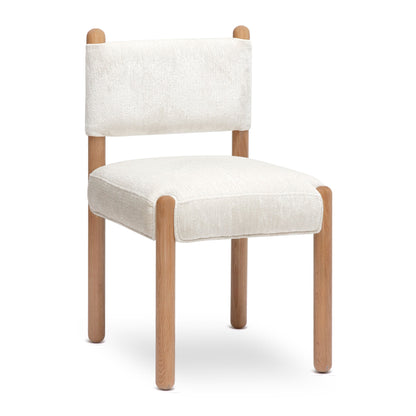 Bruno Thick Performance Chenille Straight Back Dining Chair - TOV-D69554