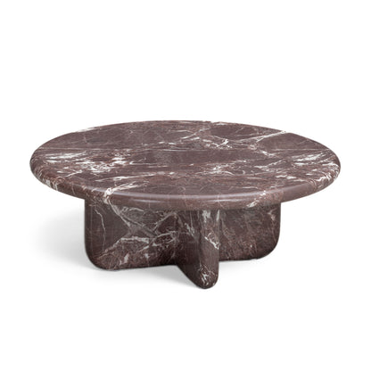 Juju 2-Piece Faux Marble Indoor/Outdoor Nesting Coffee Table Set