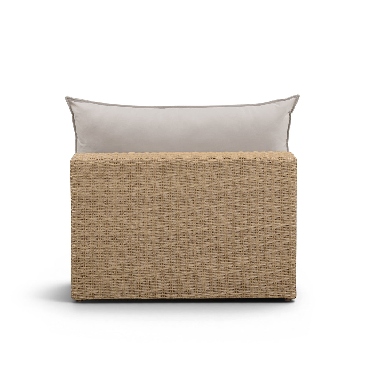Cali Performance Fabric & Wicker Outdoor Armless Chair - REN-O12233-AC