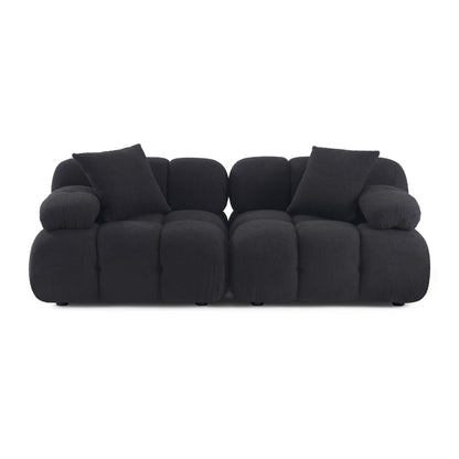 Calliope Modular Loveseat - Black