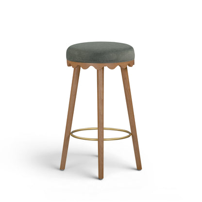 Oodle Performance Vegan Mohair Bar and Counter Stool - TOV-D54968