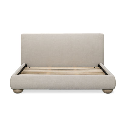 Rayne Textured Fabric Bed - TOV-B54945