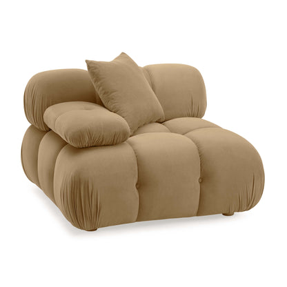 Calliope Performance Modular Corner Chair - Cafe Au Lait