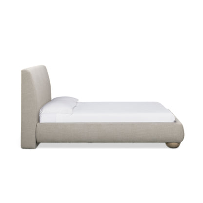 Rayne Textured Fabric Bed - TOV-B54944