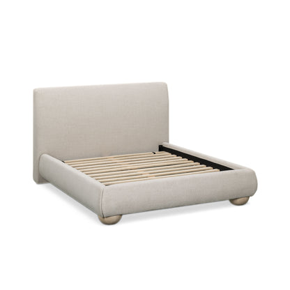 Rayne Textured Fabric Bed - TOV-B54944