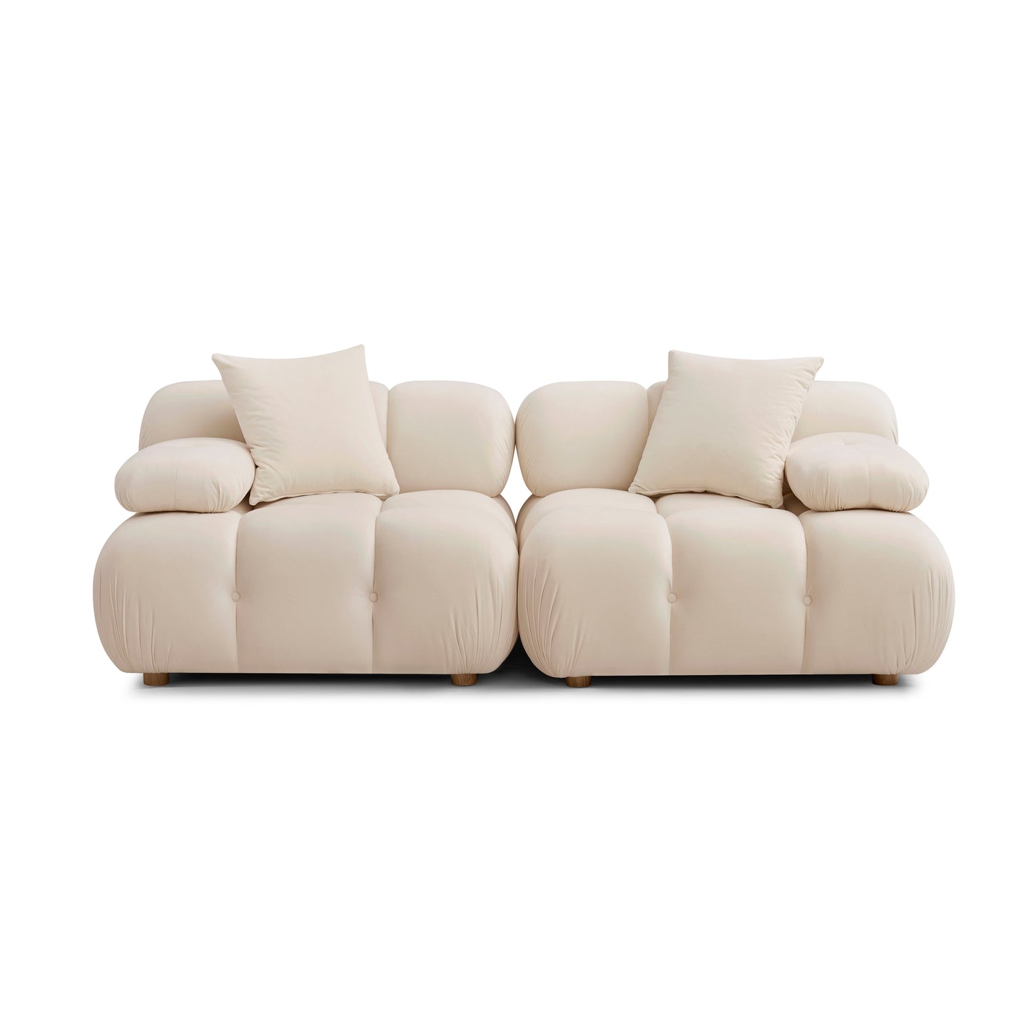 Calliope Modular Loveseat - Off-White