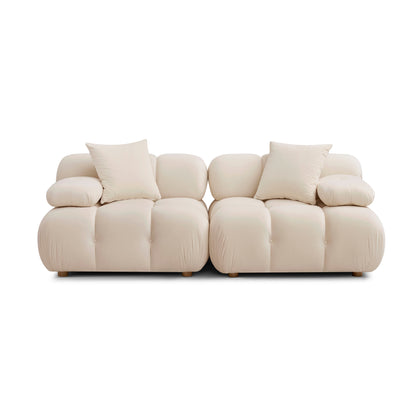 Calliope Modular Loveseat - Off-White