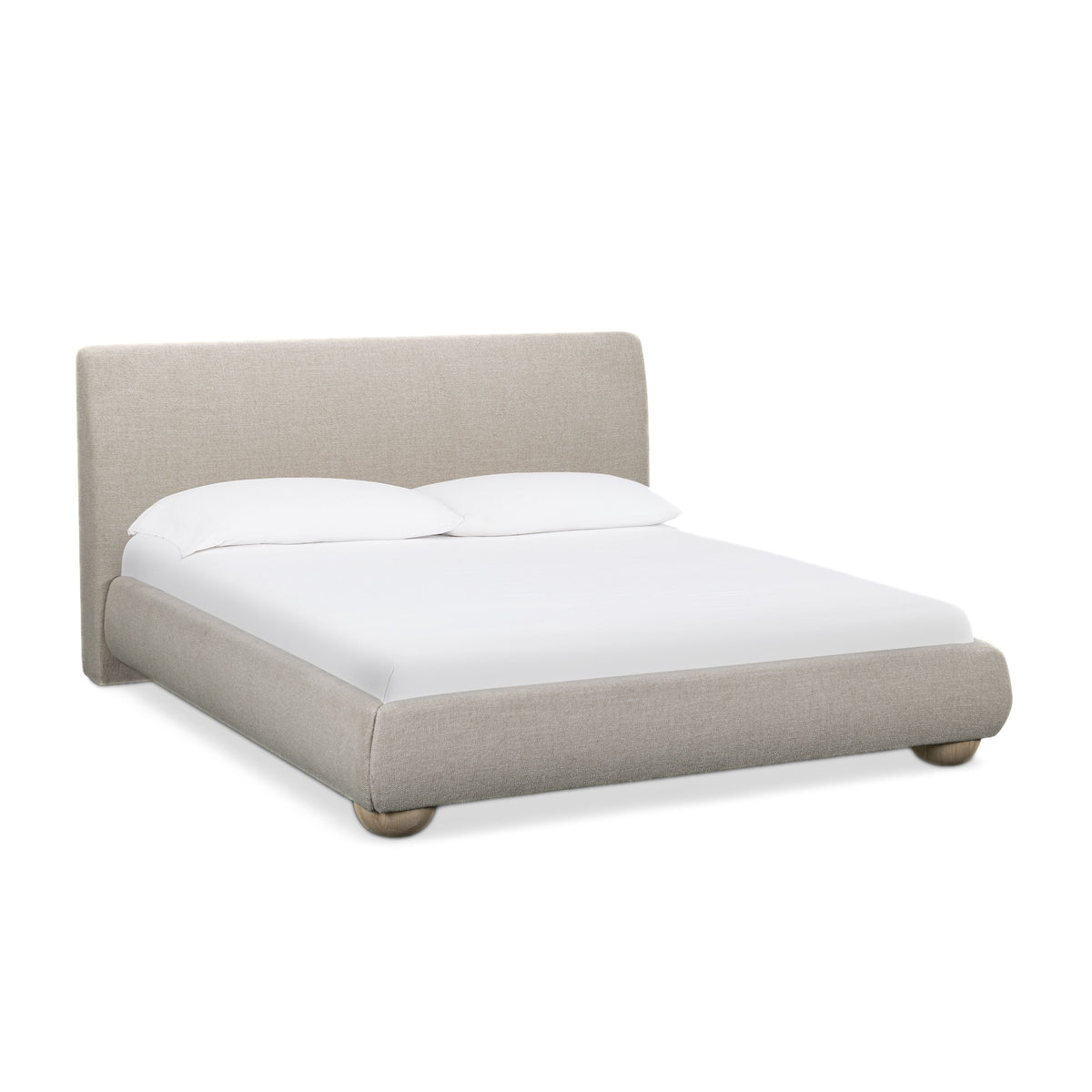 Rayne Textured Fabric Bed - TOV-B54945