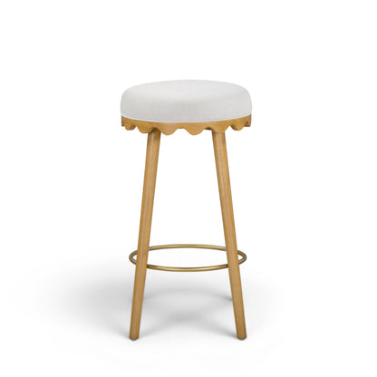 Oodle Performance Vegan Mohair Bar and Counter Stool - TOV-D54963