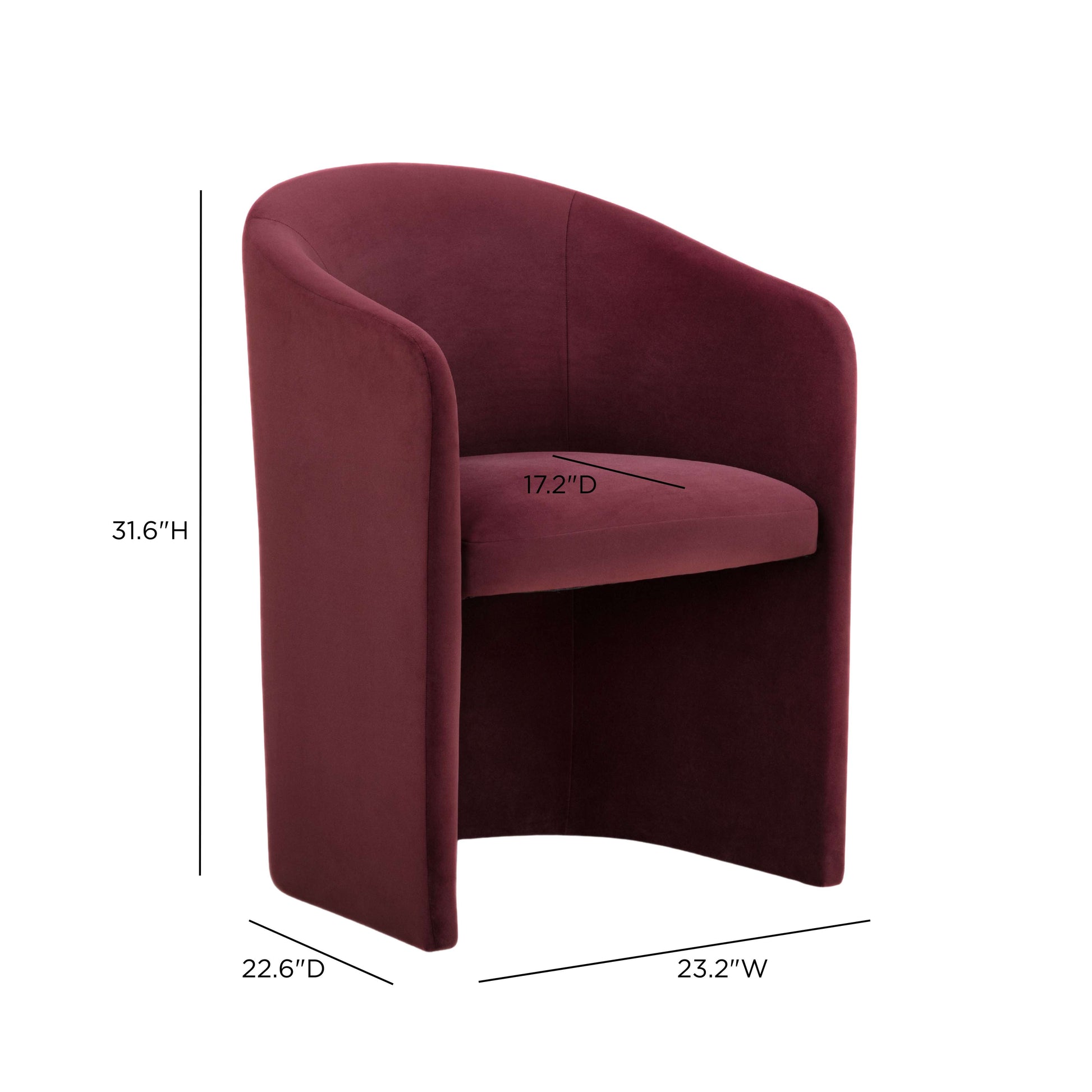 Seraphina Performance Velvet Dining Chair - TOV-D55002