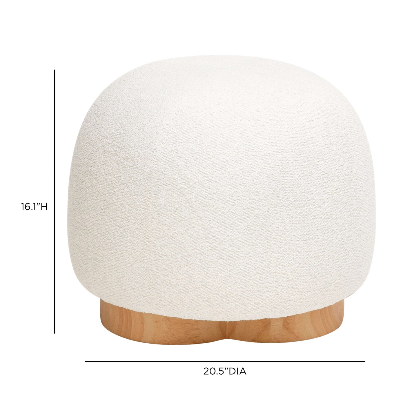 Oopa Swivel Ottoman - TOV-OC69510